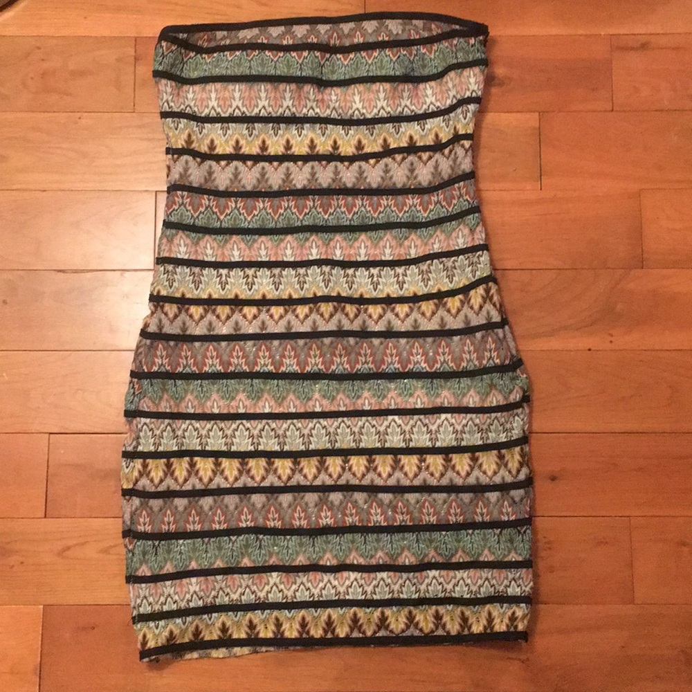 Forever21 strapless pencil dress size s